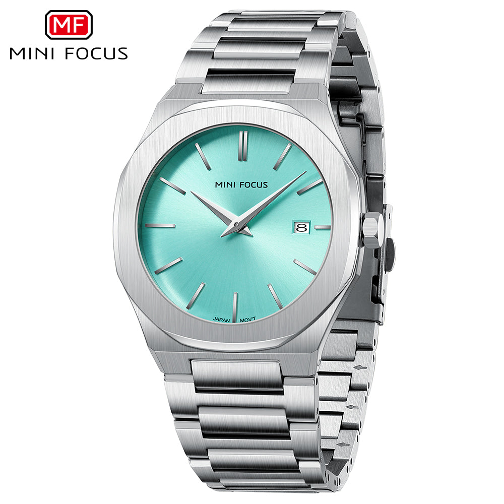 Ultra-Thin Turquoise Watch for Men