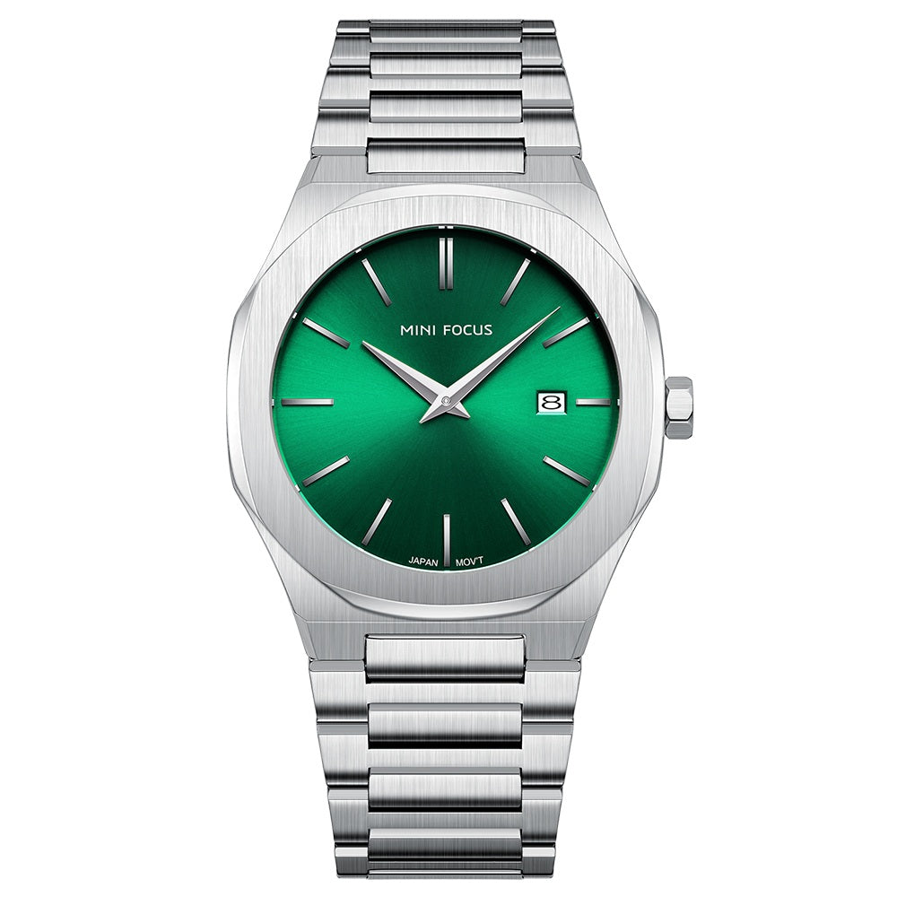 Ultra-Thin Green Watch for Men