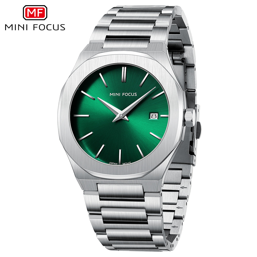 Ultra-Thin Green Watch for Men