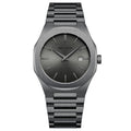 Ultra-Thin Gun Metal Watch for Men
