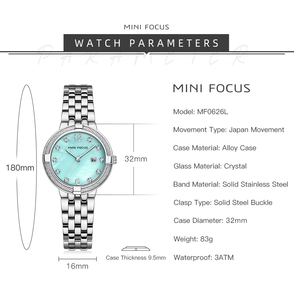 Mini Focus MF0626L.04 Arctic Aqua Radiance Women’s Watch