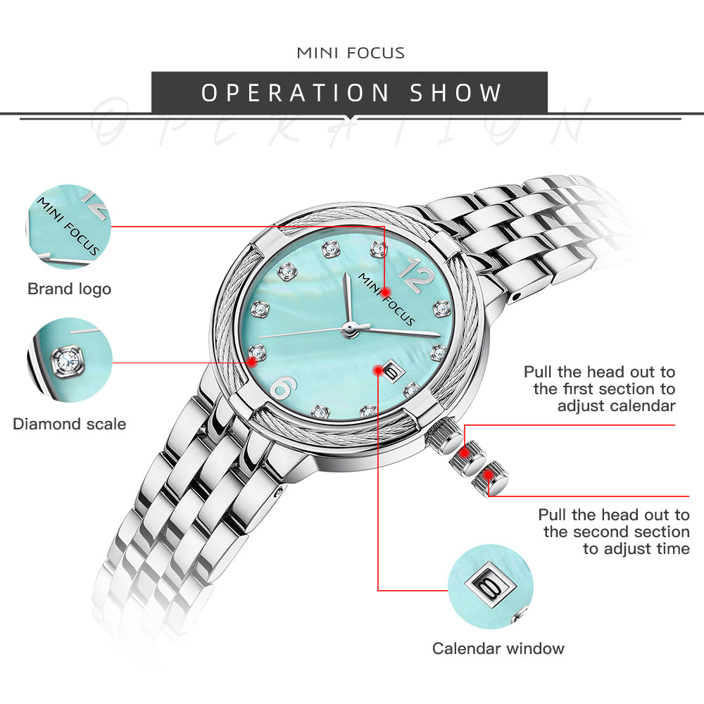 Mini Focus MF0626L.04 Arctic Aqua Radiance Women’s Watch